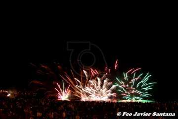 Los fuegos de Melenara 2018 (Foto Francisco Santana Ravelo)